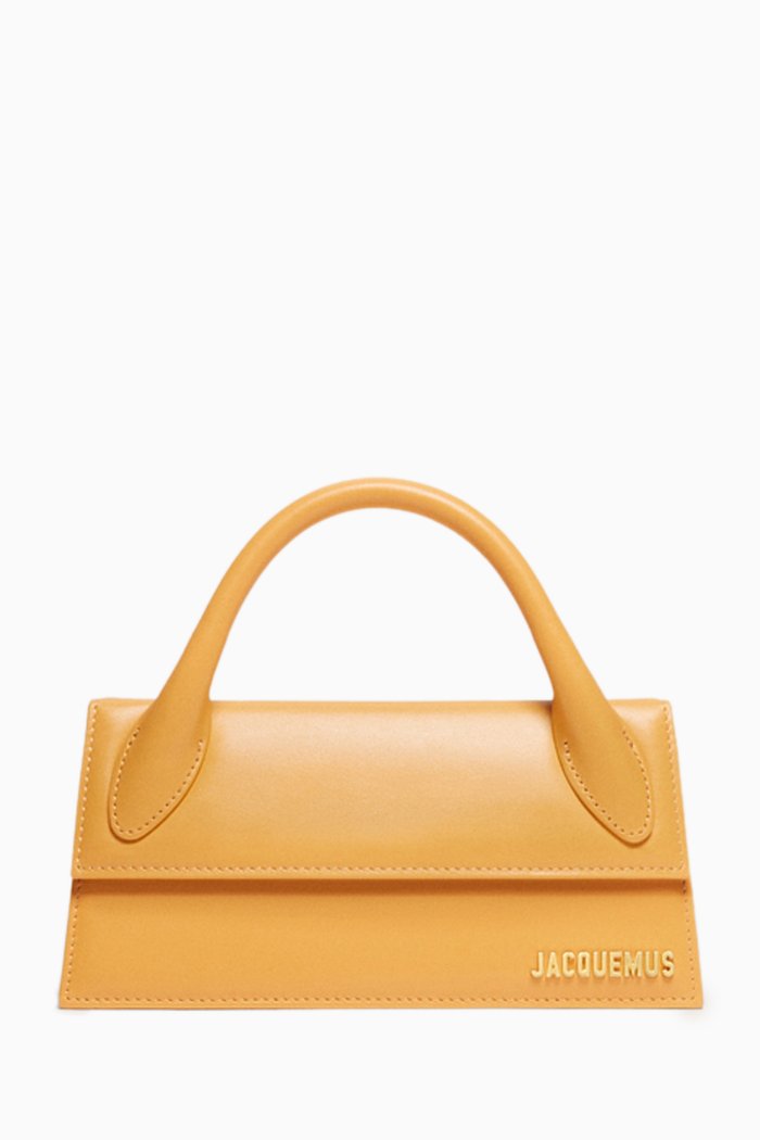 

Le Chiquito Long Tote Bag in Smooth Leather, Yellow