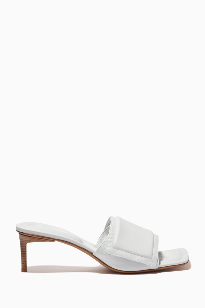 

Les Mules Piscine in Nappa, White