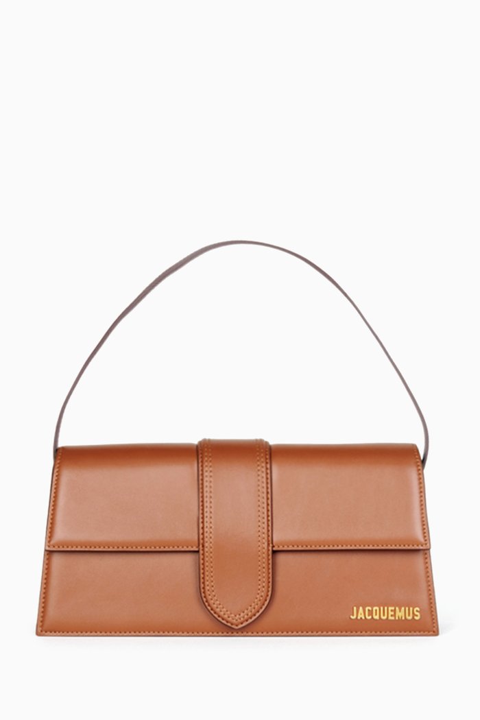 

Le Bambino Long Shoulder Bag in Smooth-leather, Brown
