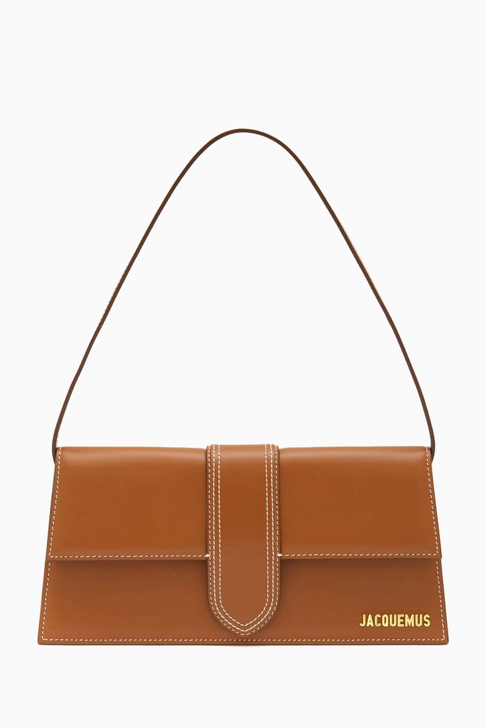 

Le Bambino Long Shoulder Bag in Smooth-leather, Brown