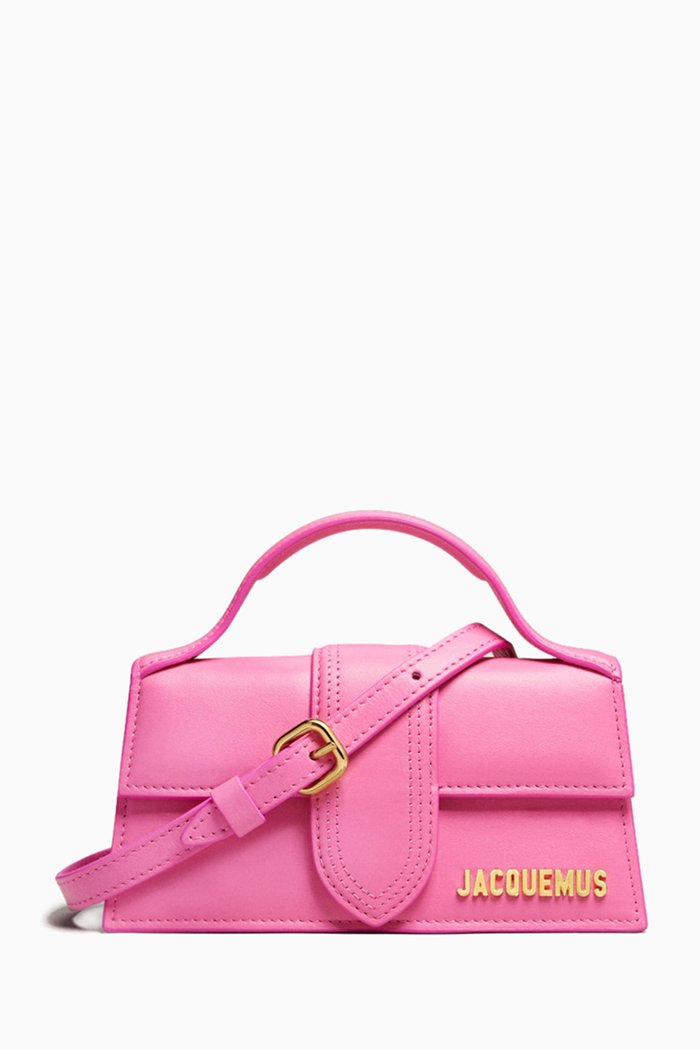 

Le Bambino Mini Tote Bag in Leather, Pink