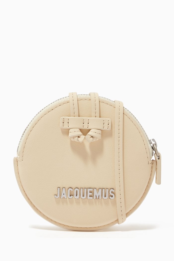

Le Pitchou Circle Neck-pouch in Leather, Neutral