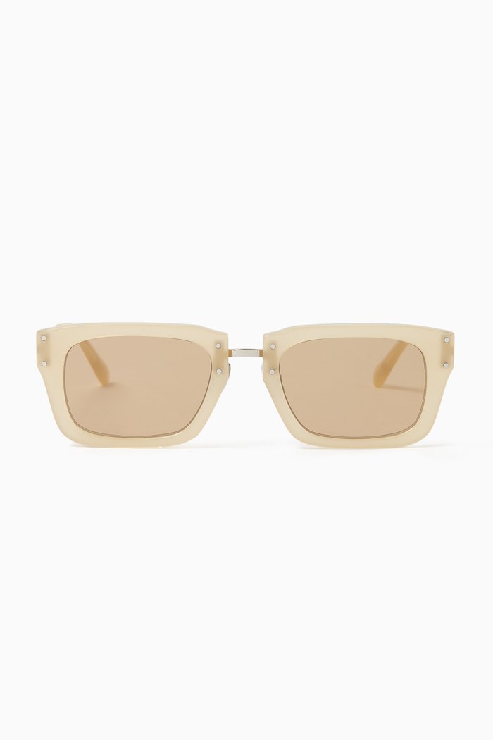 

Les Lunettes Soli Sunglasses in Acetate & Metal, Neutral