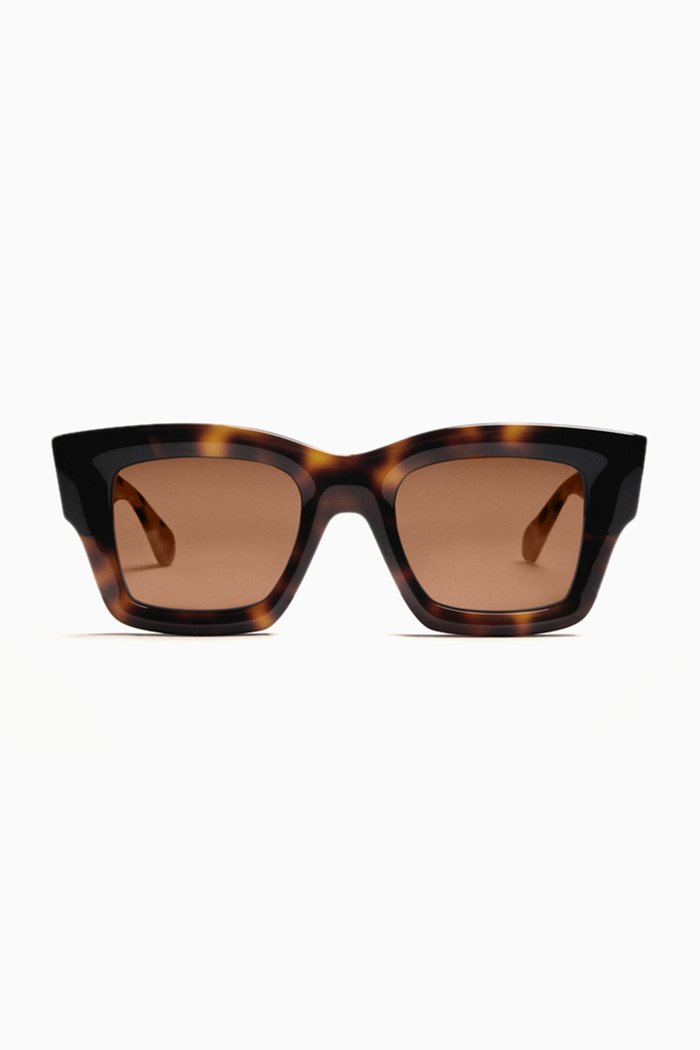 

Les Lunettes Baci Sunglasses in Acetate, Brown