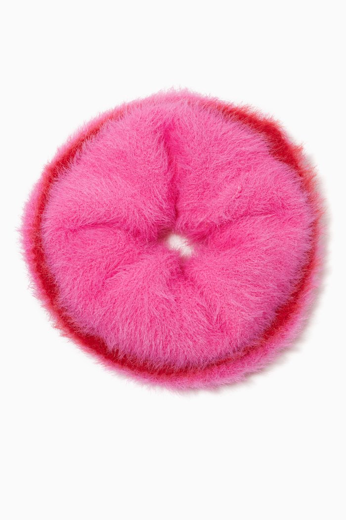 

Le Chouchou Neve Scrunchie in Fabric Hair-knit, Pink