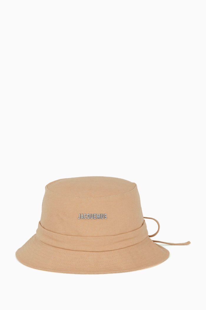 

Le Bob Gadjo Bucket Hat in Cotton-canvas, Neutral
