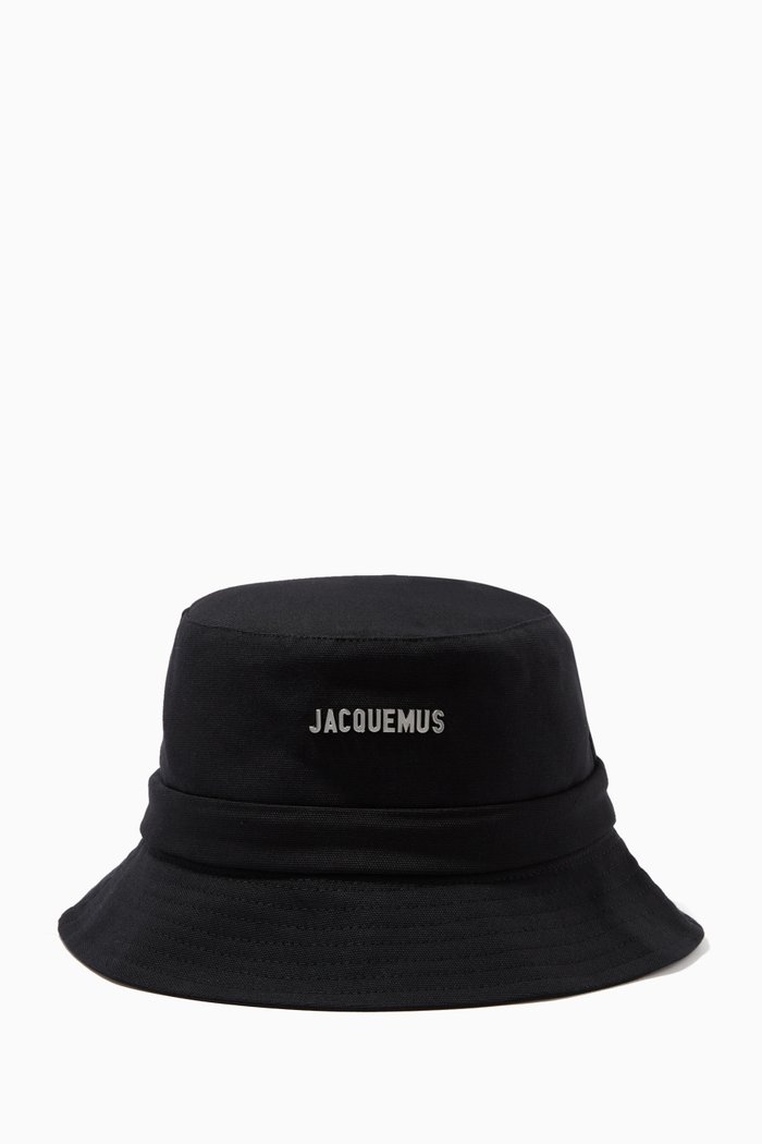 

Le Bob Gadjo Bucket Hat in Cotton-canvas, Black