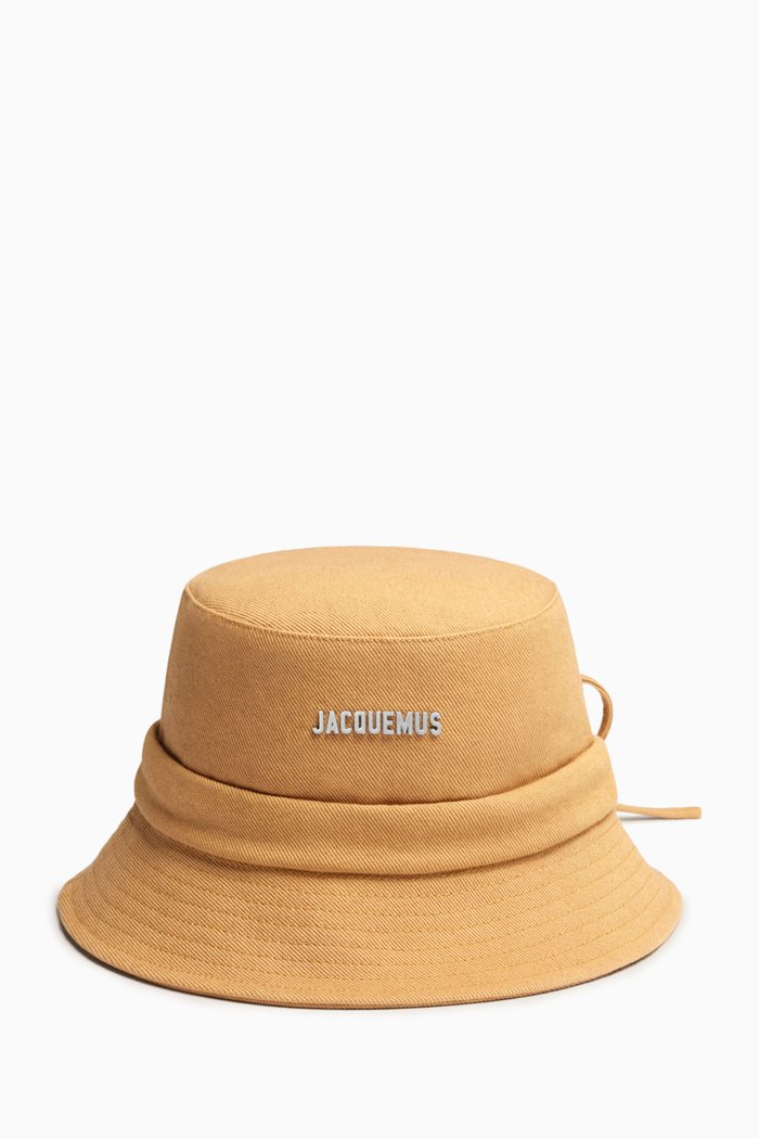 

Le Bob Gadjo Bucket Hat in Cotton-canvas, Neutral