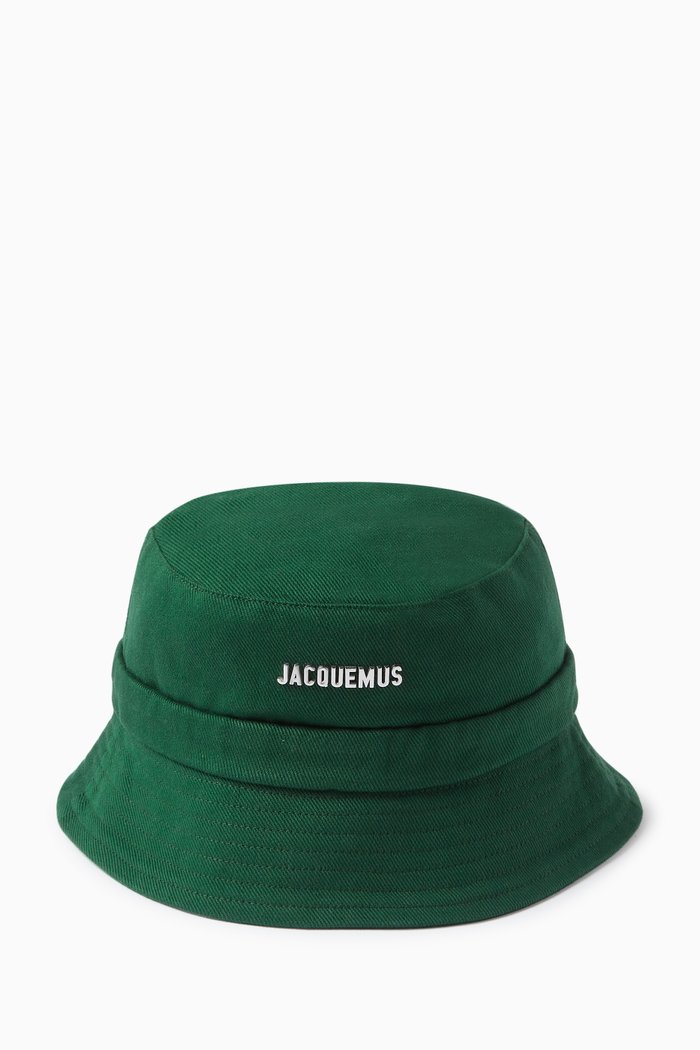 

Le Bob Gadjo Bucket Hat in Cotton-canvas, Green
