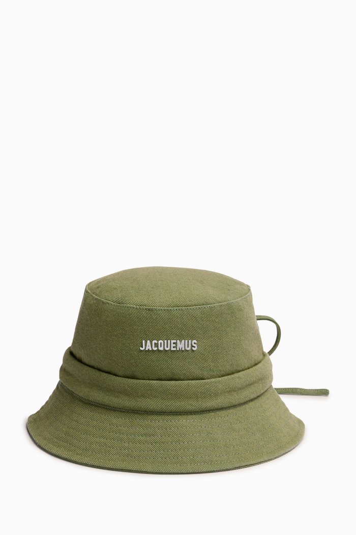 

Le Bob Gadjo Bucket Hat in Cotton-canvas, Green