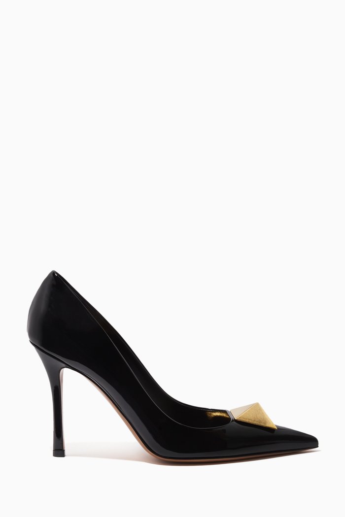 

One Stud Pumps in Patent Leather, Black