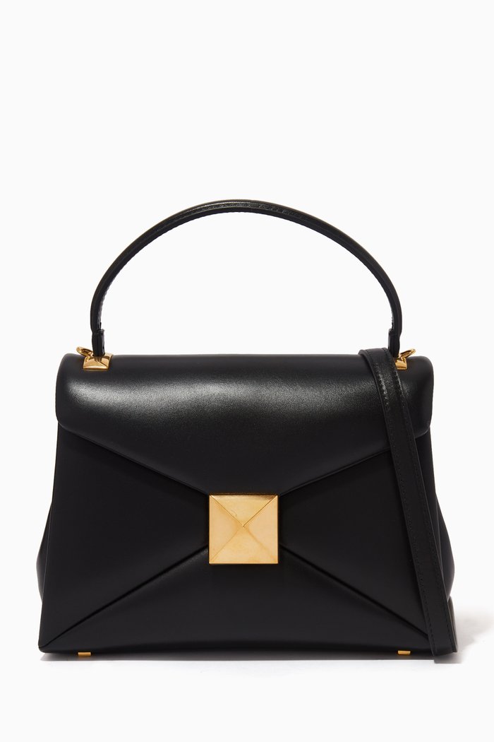 

Valentino Garavani One Stud Small Handbag in Nappa Leather, Black