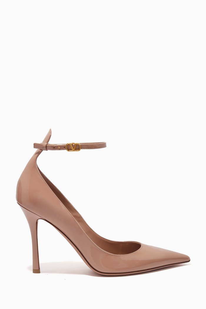 

Valentino Garavani Tan-Go Pumps in Patent Leather, Pink
