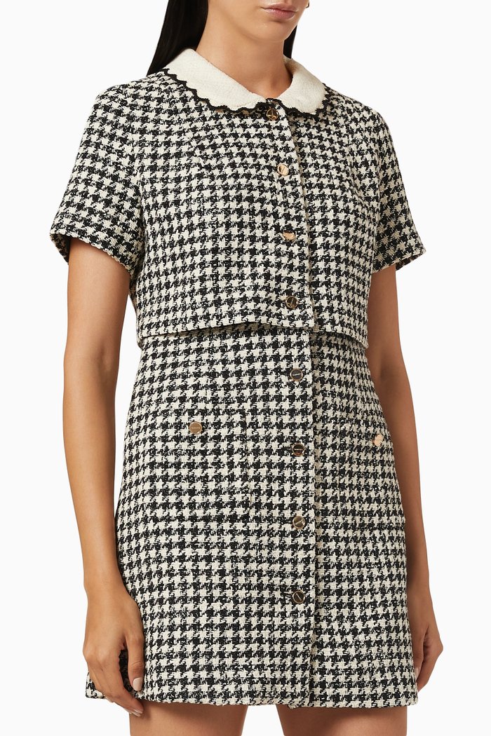 

Tweed Trompe L'œil Dress, Multicolour