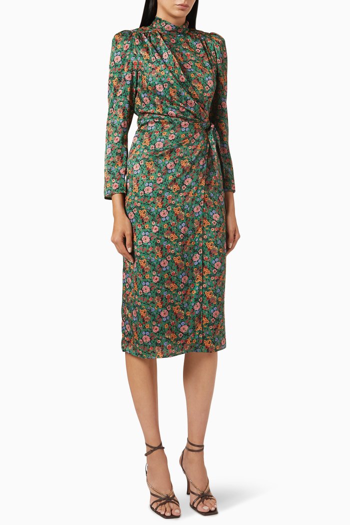 

Printed Midi Dress, Multicolour