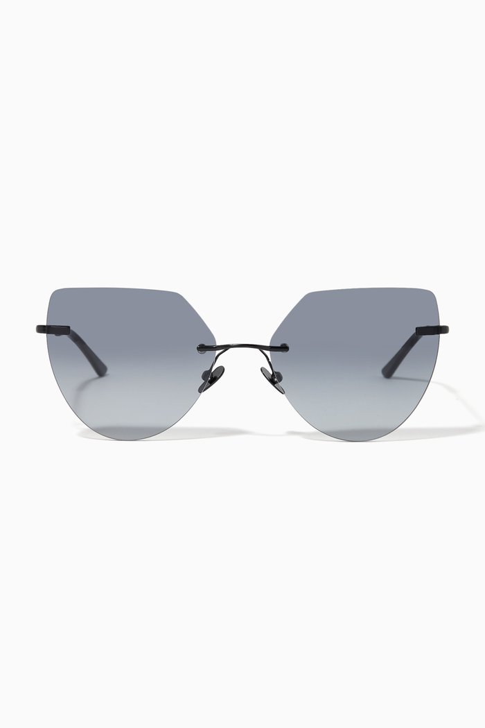 

Miller Sunglasses in Metal, Black