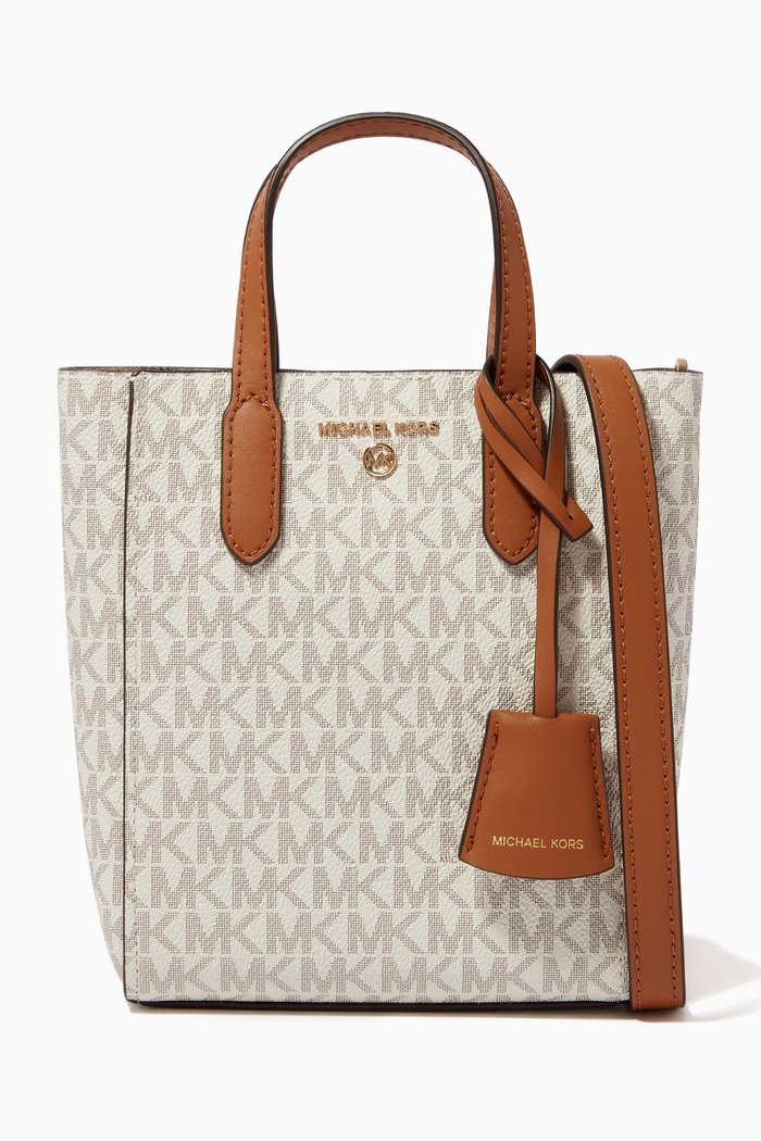 

Extra-Small Sinclair Crossbody Bag in Logo Canvas, White
