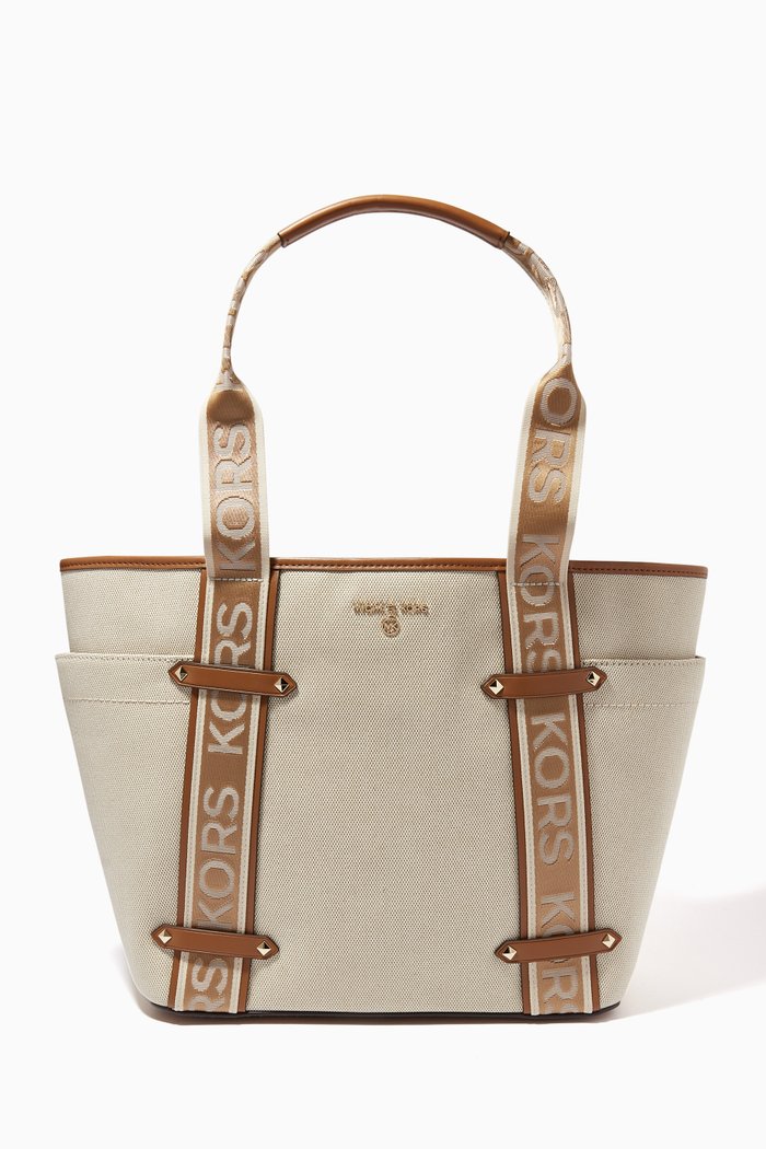 

Large Maeve Tote Bag in Canvas, Brown