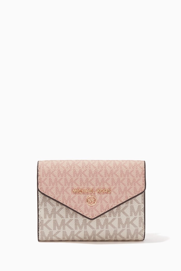 

Medium Carmen Envelope Wallet in Logo Canvas, Multicolour