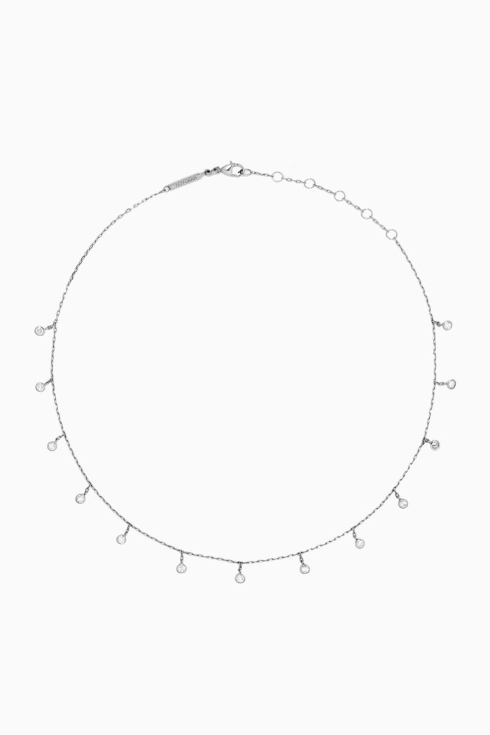 

Sparkle Round Diamond Choker in 18kt White Gold