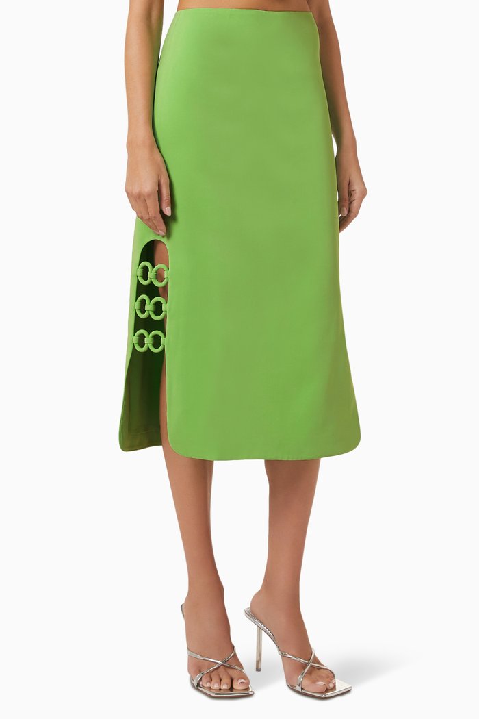 

Villette Midi Skirt, Green