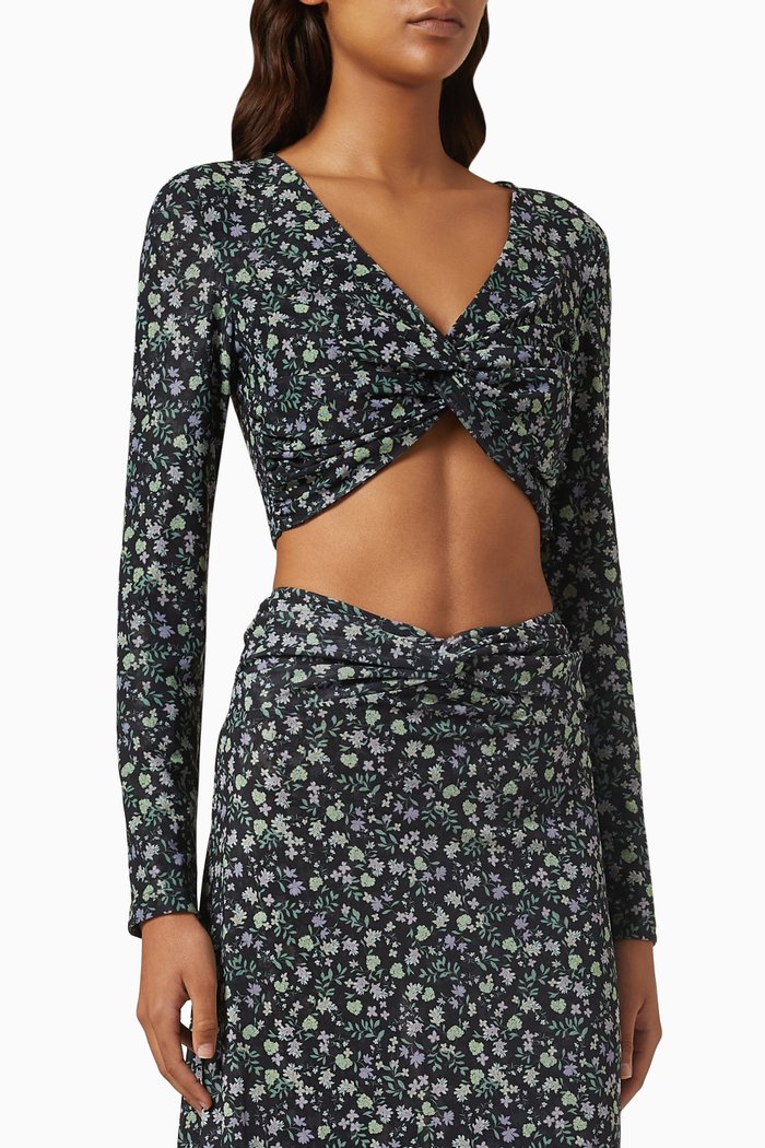 

The Sublime Crop Top in Stretch-jersey, Black