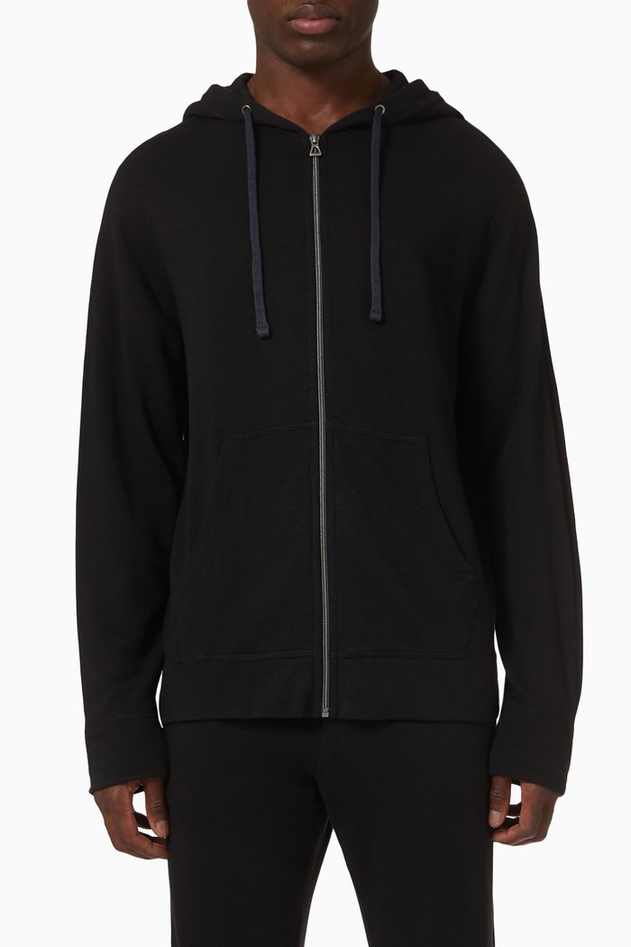 

Vintage Hoodie in Cotton, Black