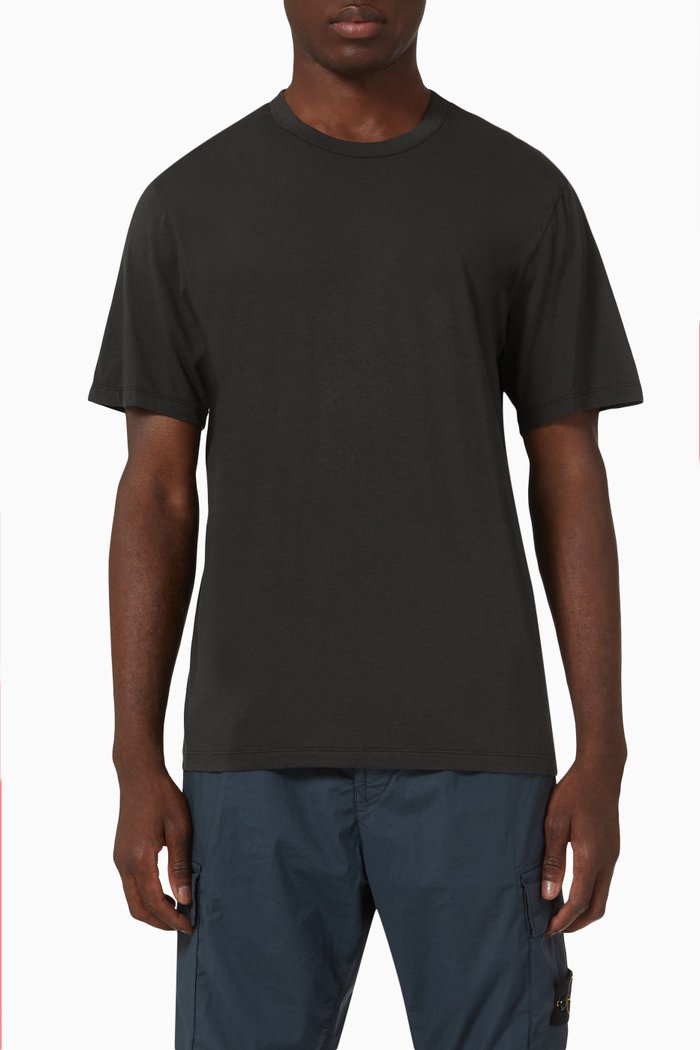 

Luxe Lotus T-shirt in Jersey, Grey