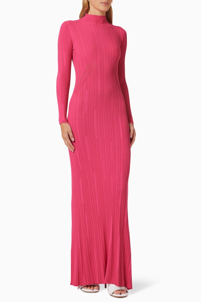 

La Robe Lenzuolo in Viscose-knit, Pink
