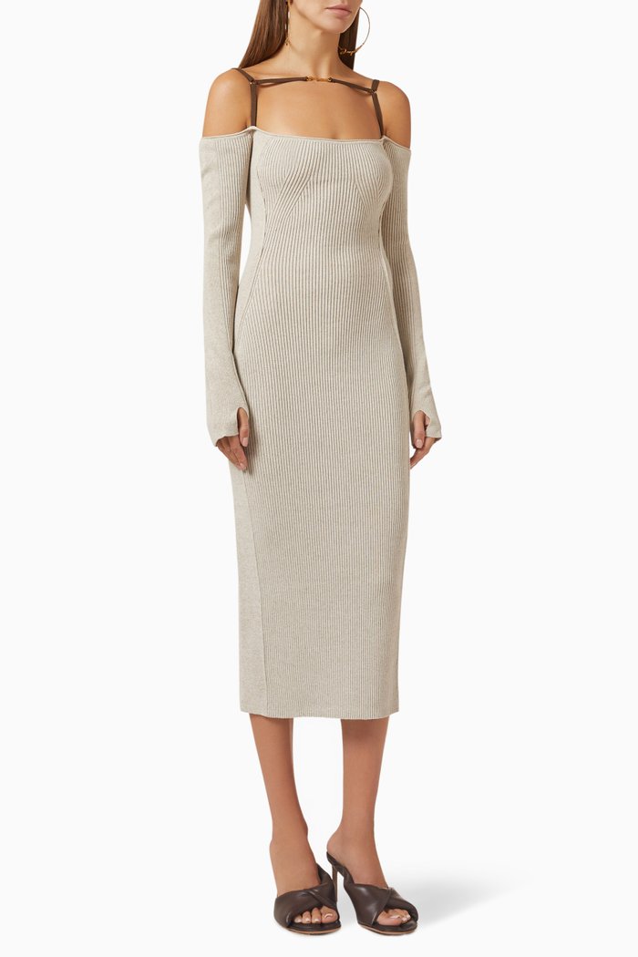 

La Robe Sierra in Jersey, Brown
