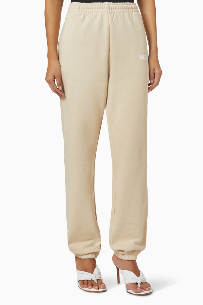 

Relaxed Fit Sweatpants in Cotton, Neutral