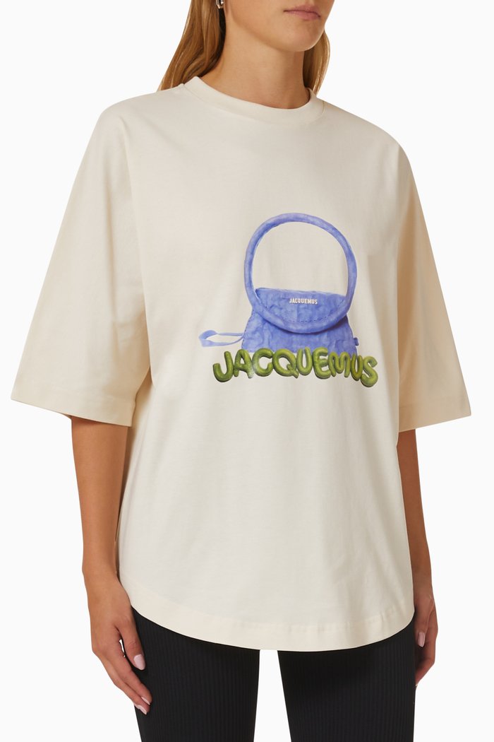 

Le T-shirt Sac Rond in Cotton Jersey, Neutral