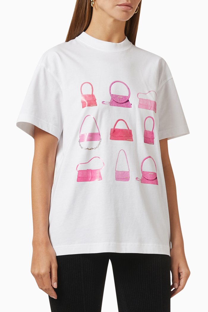 

Le T-shirt Sacs in Jersey, White
