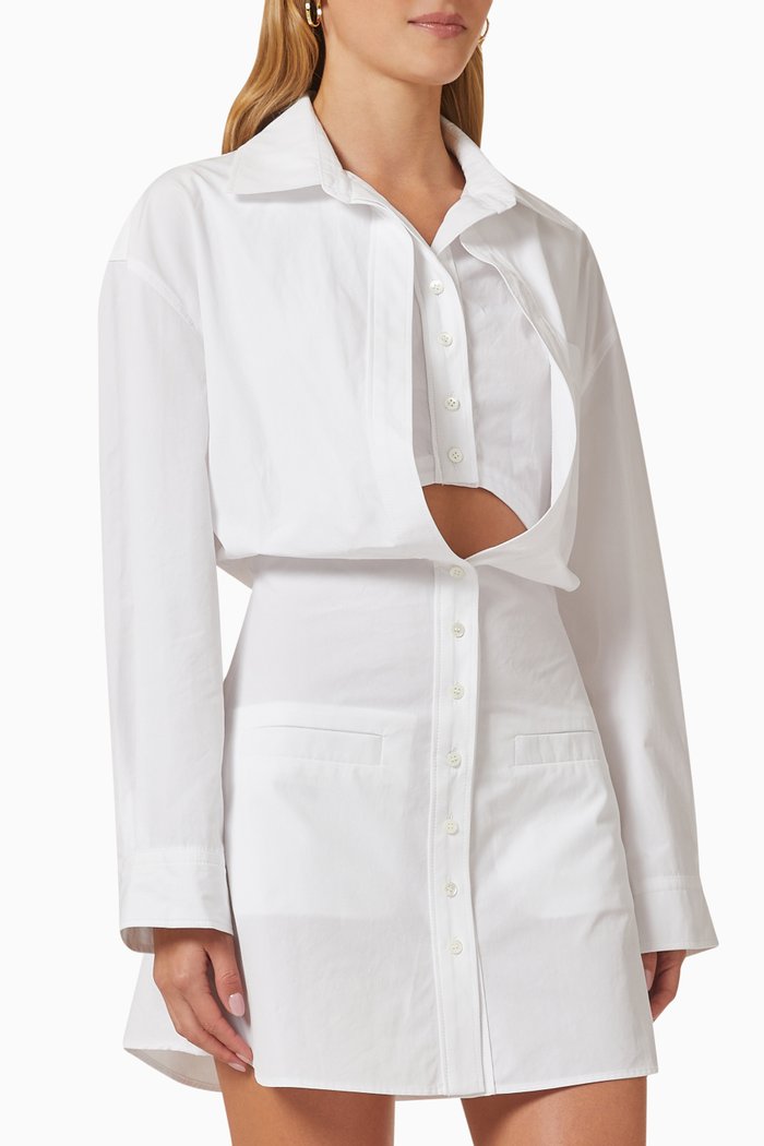 

La Robe Baunhilha in Cotton, White