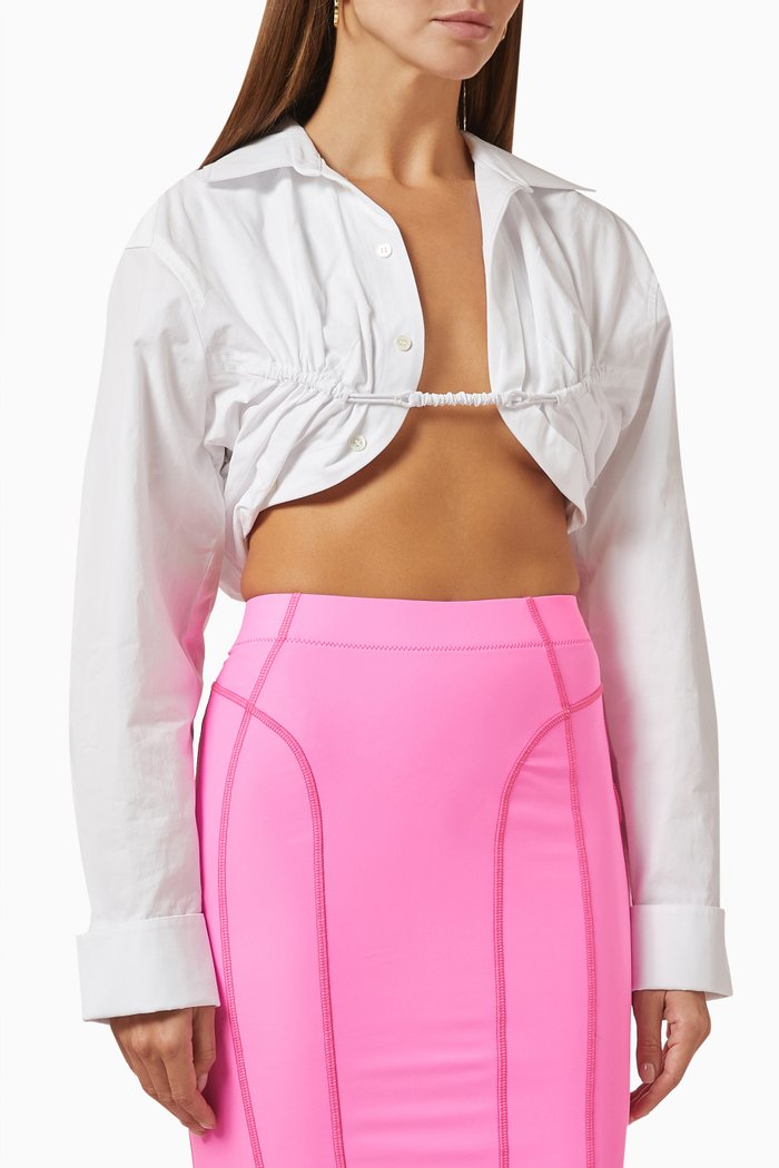 

La Chemise Machou in Cotton, White
