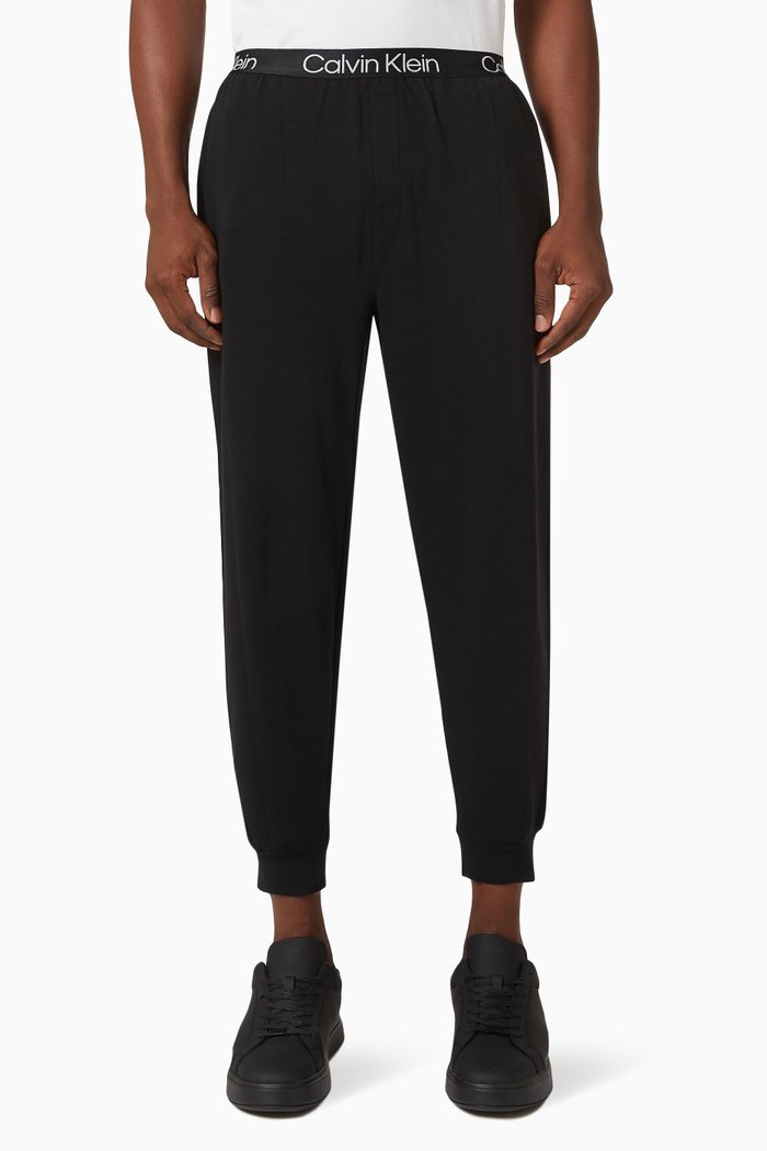 

Modern Structure Lounge Sweatpants in Cotton Terry, Black