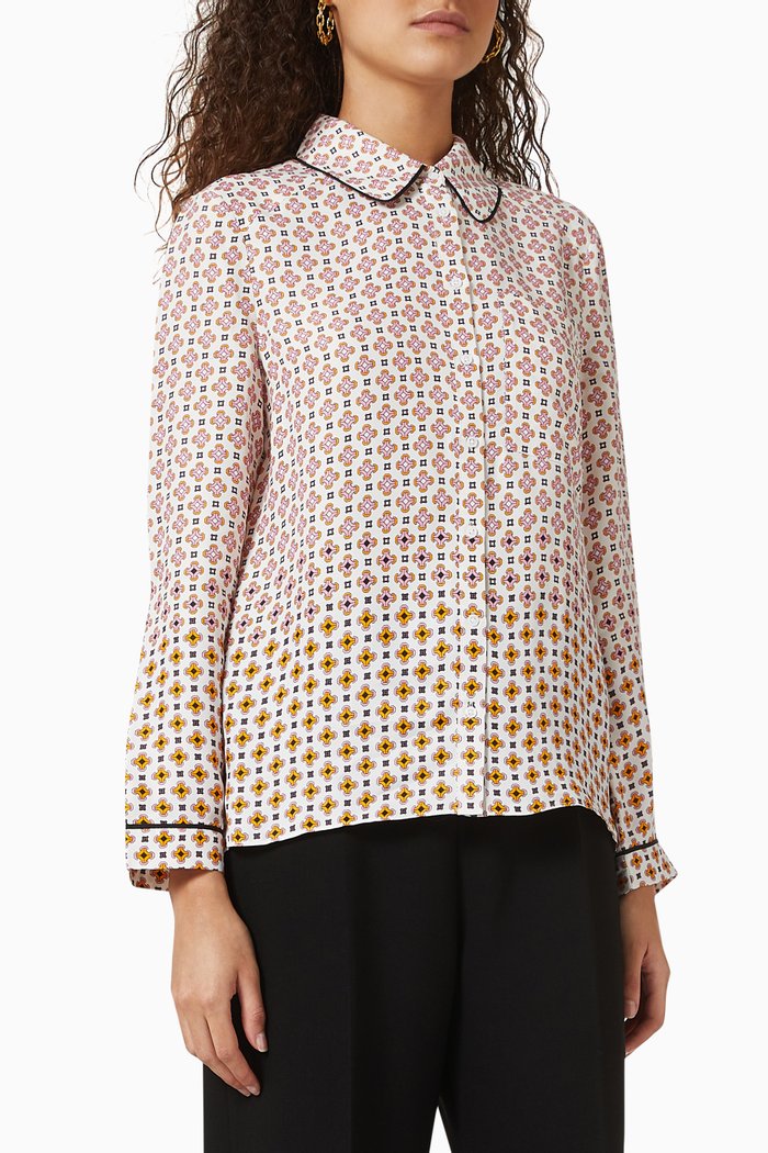

Printed Shirt in Viscose, Multicolour