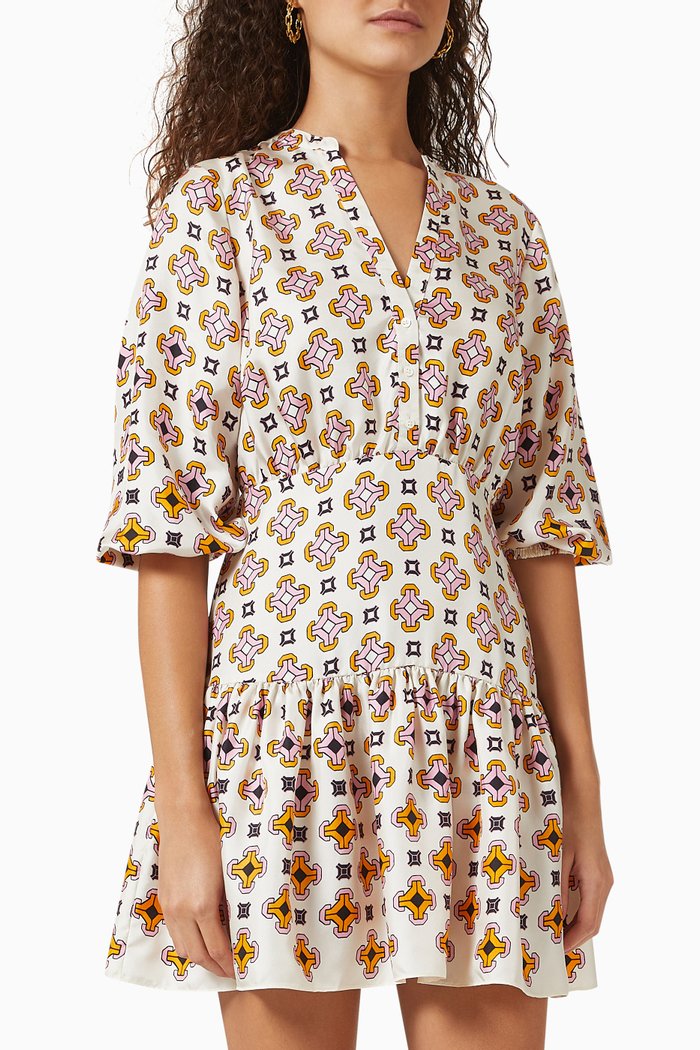 

Printed Silk Dress, Multicolour
