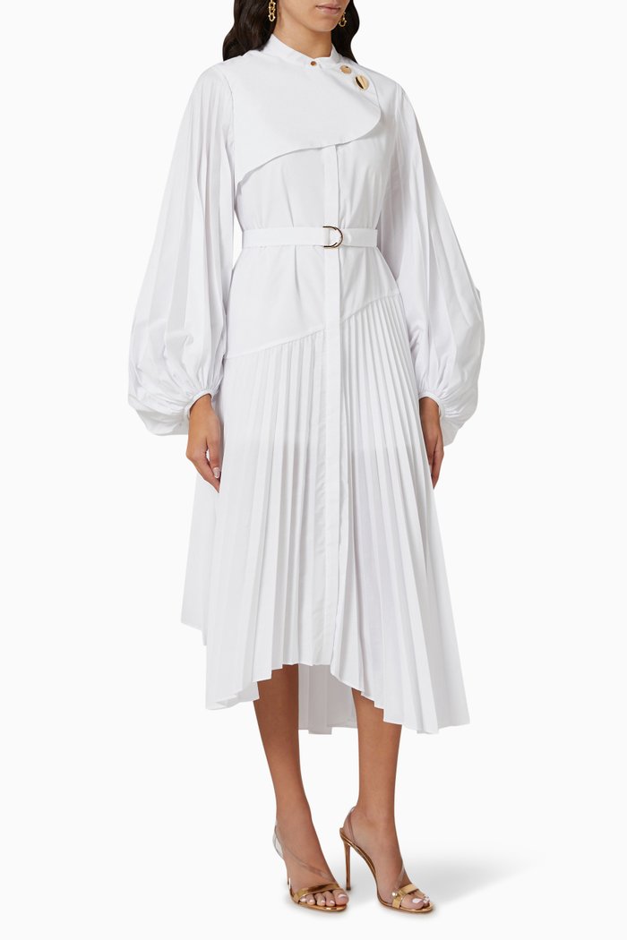 

Kenwood Midi Dress in Cotton, White