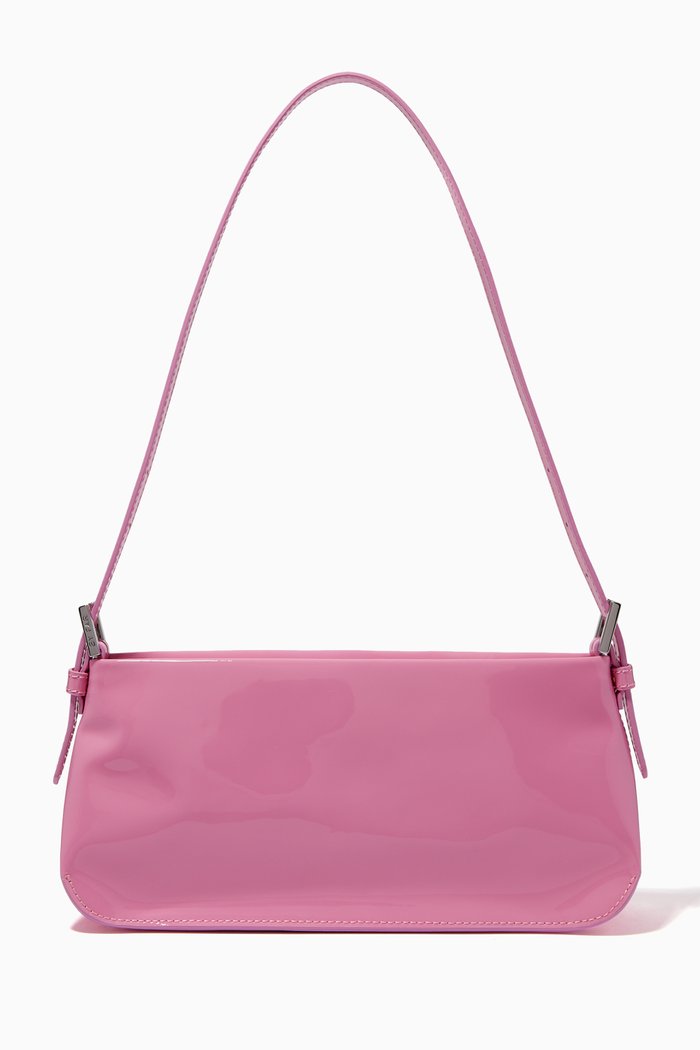 

Small Dulce Shoulder Bag in Patent Leather, Pink
