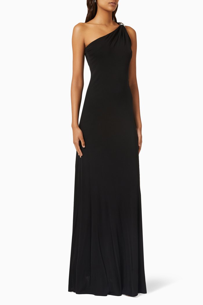 

Alison Gown in Matte Jersey, Black
