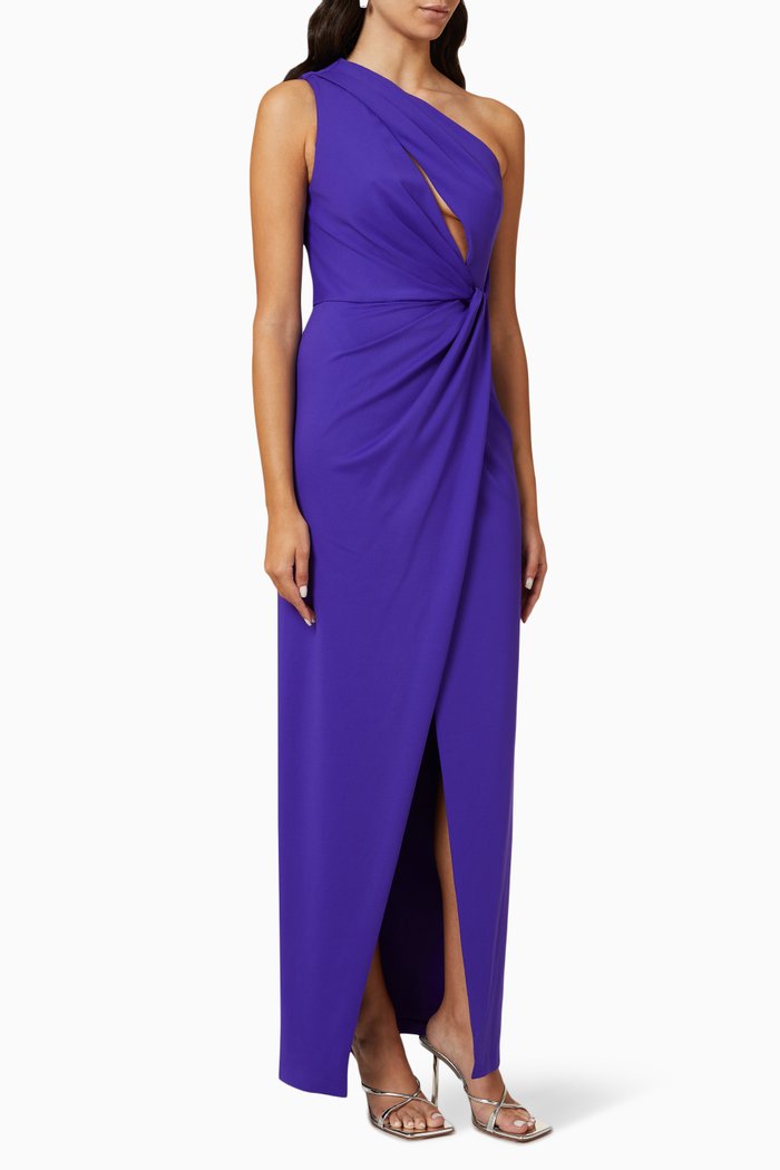 

Celeste Gown in Nylon Jersey, Purple