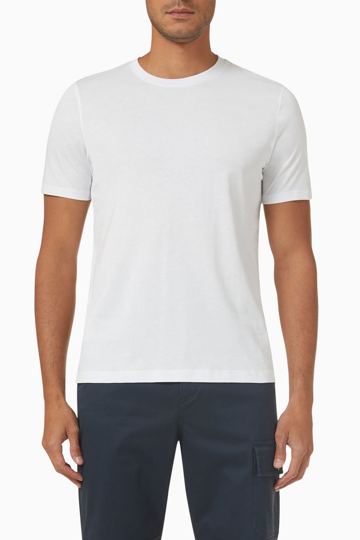 

Hawking Crewneck T-shirt in Cotton-jersey, White