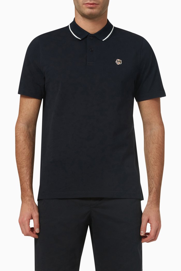 

Camdn Polo Shirt in Organic Cotton, Blue