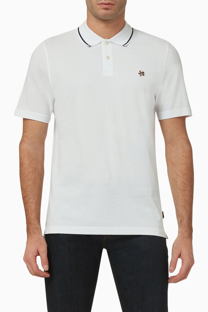 

Camdn Polo Shirt in Organic Cotton, White