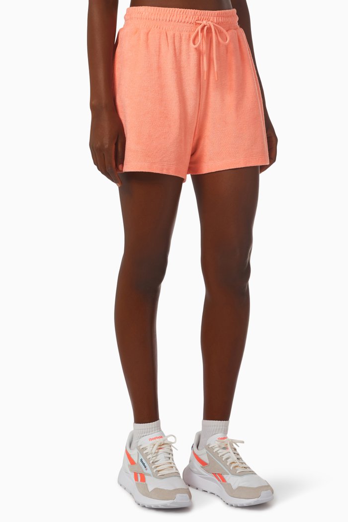 

SoCal Sorbet Shorts in Terry, Orange