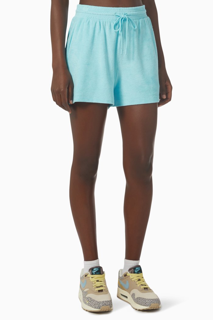 

SoCal Sorbet Shorts in Terry, Blue