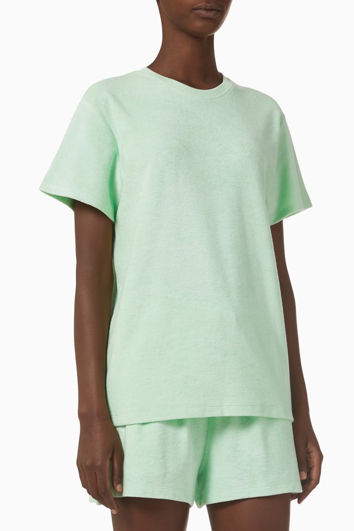 

SoCal Sorbet T-shirt in Terry, Green
