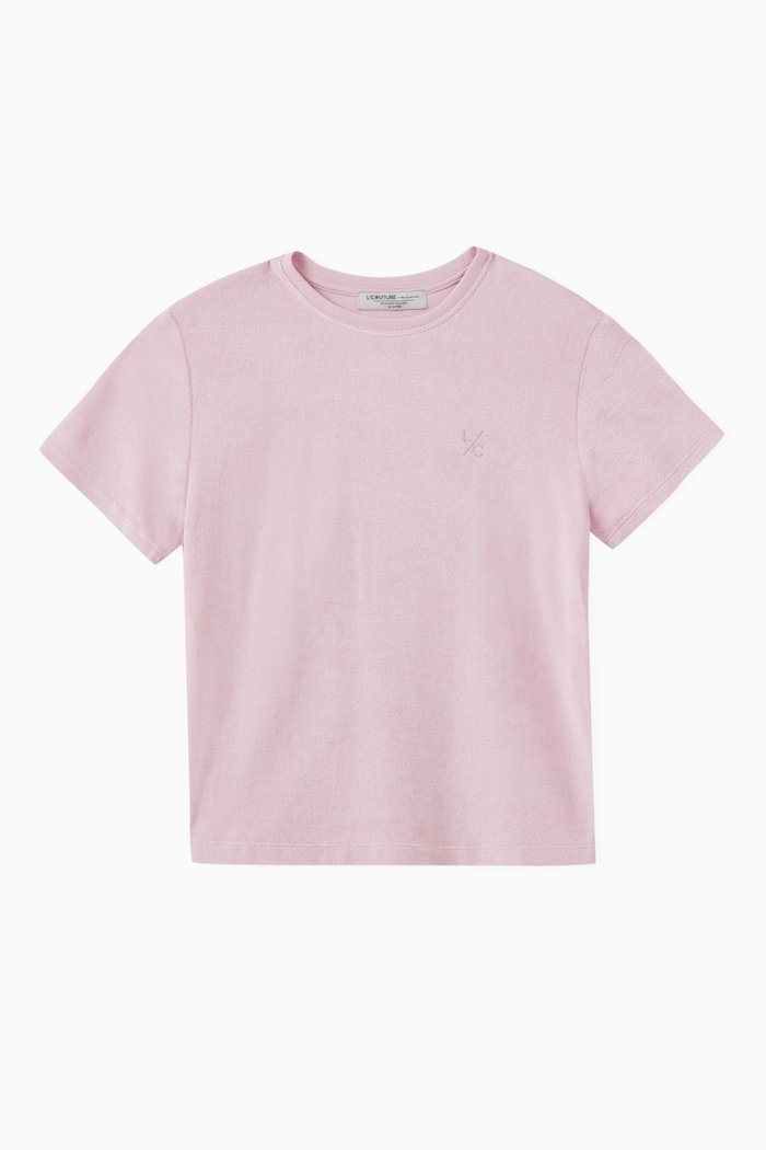

SoCal Sorbet T-shirt in Soft Terry, Pink