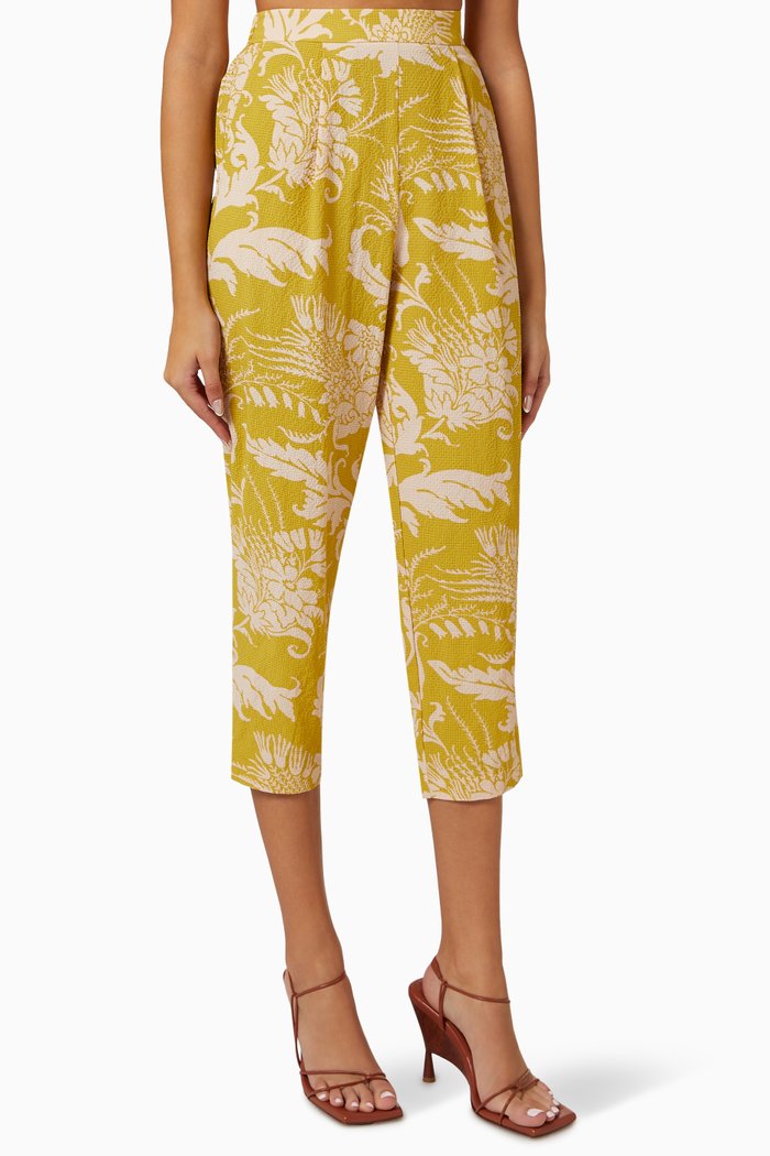 

Kaylani High Waist Pants, Yellow